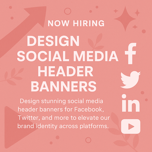 Social Media Header Banner Designer (Freelance)